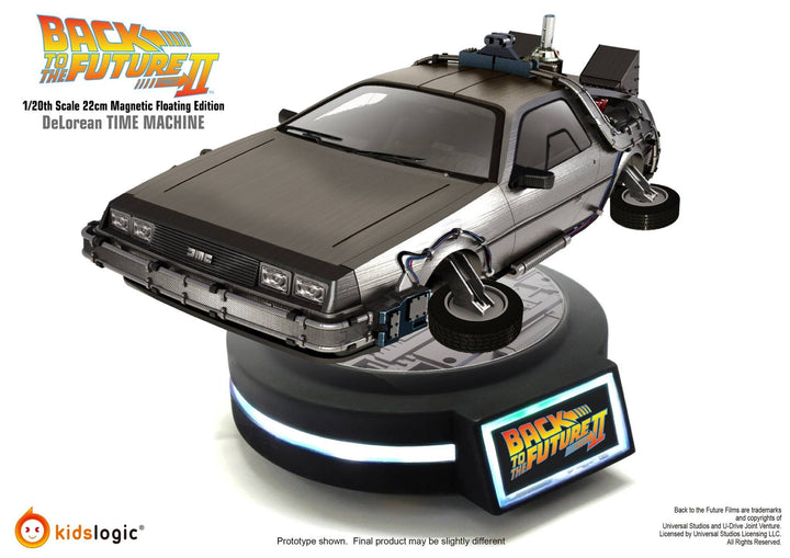 Magnetic Floating DeLorean Time Machine, Back To The Future Part II 