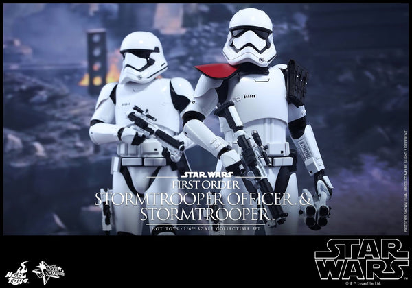 Hot Toys - MMS325 – Star Wars: The Force Awakens - First Order Stormtrooper Officer & Stormtrooper Collectible Figures Set