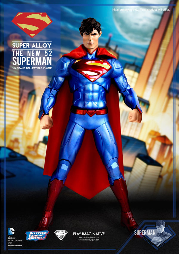 P.I. - Super Alloy - 1/6th Scale - DC New 52 Superman Diecast Figure