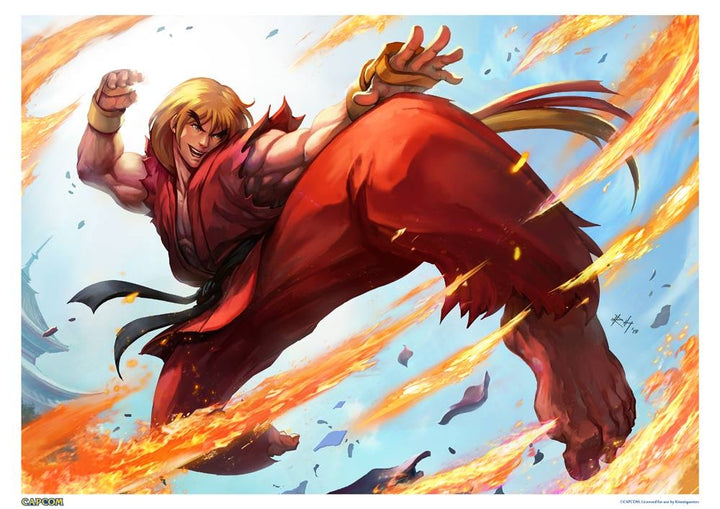 Kinetiquettes - Battle of the Brothers – Ken Masters / ケン – 1/6 scale diorama statue