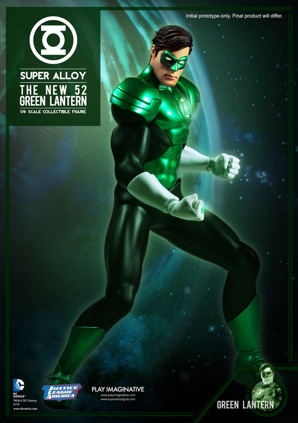 P.I. - Super Alloy - 1/6th Scale - DC New 52 Green Lantern Diecast Figure