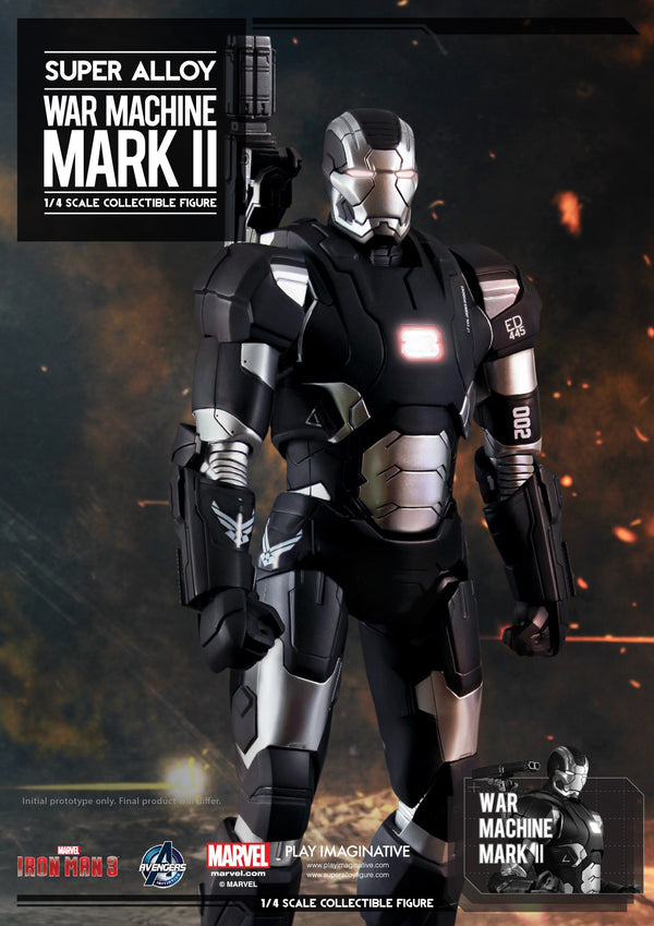 P.I. - Super Alloy - 1/4th Scale - Iron Man 3 - War Machine Mark II Figure