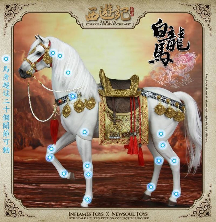 Inflames Toys x Newsoul Toys - Journey To The West - Tang Monk & The White Dragon Horse Collectible Set