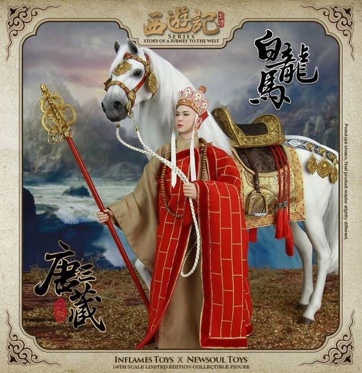 Inflames Toys x Newsoul Toys - Journey To The West - Tang Monk & The White Dragon Horse Collectible Set