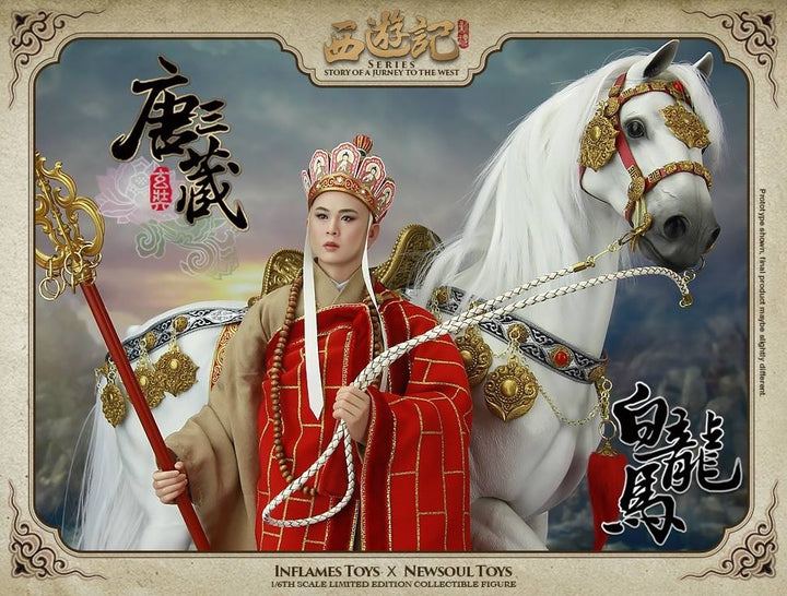 Inflames Toys x Newsoul Toys - Journey To The West - Tang Monk & The White Dragon Horse Collectible Set