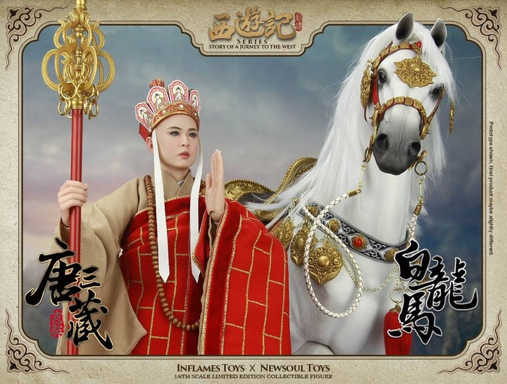 Inflames Toys x Newsoul Toys - Journey To The West - Tang Monk & The White Dragon Horse Collectible Set