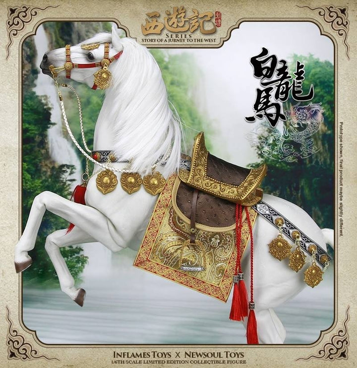 Inflames Toys x Newsoul Toys - Journey To The West - Tang Monk & The White Dragon Horse Collectible Set