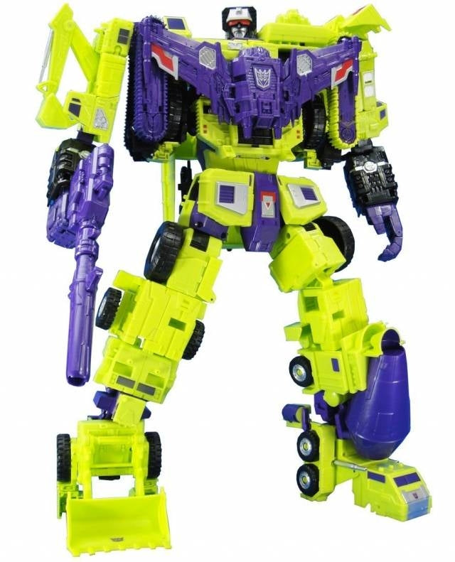 Takara Tomy - Transformers Master Piece - Unite Warriors UW-04 Devastator with coins