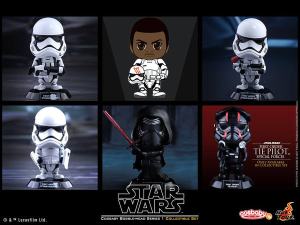 Hot Toys – COSB234-238 – Star Wars The Force Awakens - Cosbaby Bobble-Head (Series 1)