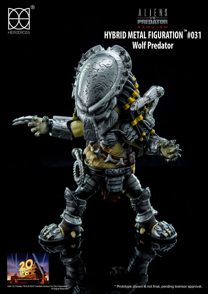 HEROCROSS - Hybrid Metal Action Figuration - AVP- Wolf Predator