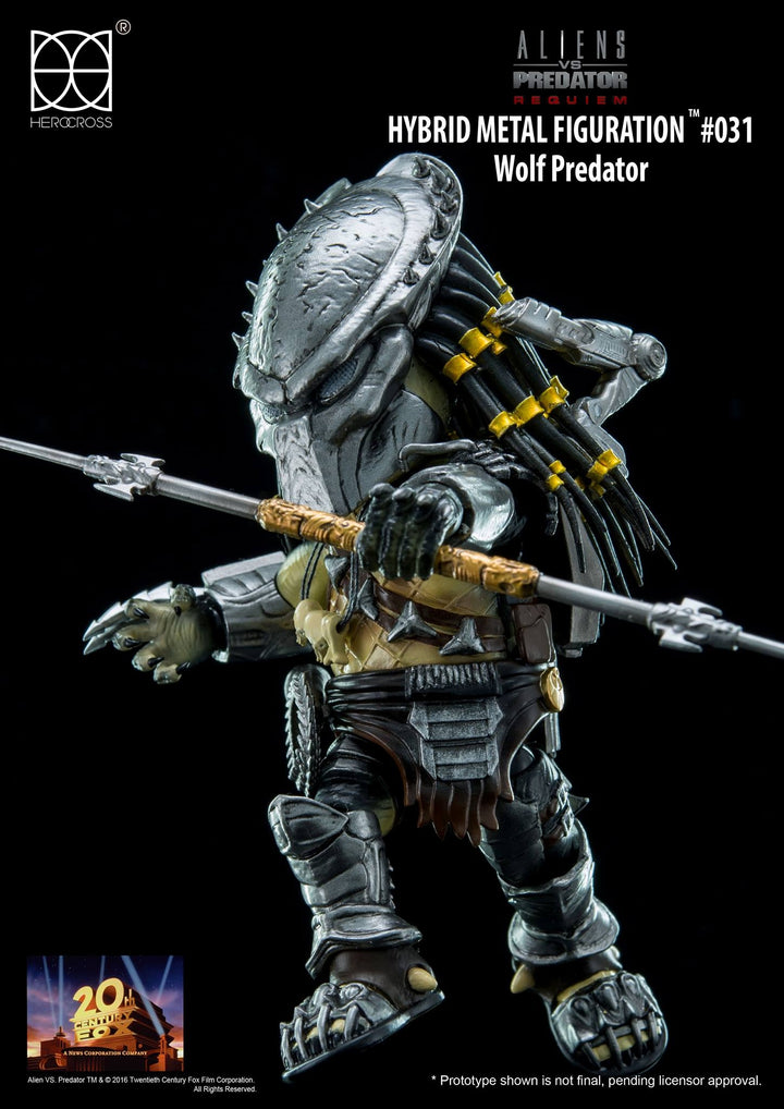 HEROCROSS - Hybrid Metal Action Figuration - AVP- Wolf Predator