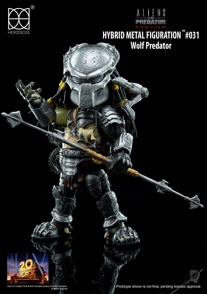 HEROCROSS - Hybrid Metal Action Figuration - AVP- Wolf Predator