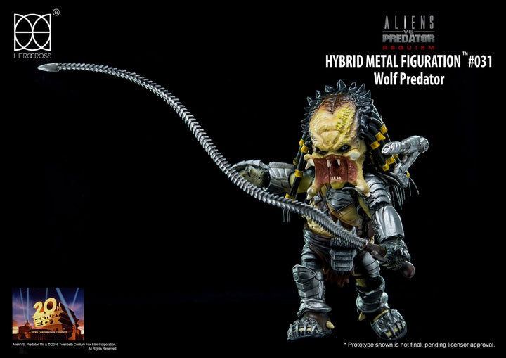 HEROCROSS - Hybrid Metal Action Figuration - AVP- Wolf Predator