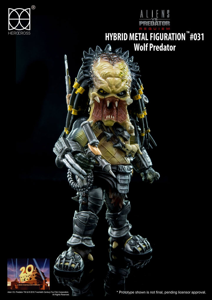 HEROCROSS - Hybrid Metal Action Figuration - AVP- Wolf Predator