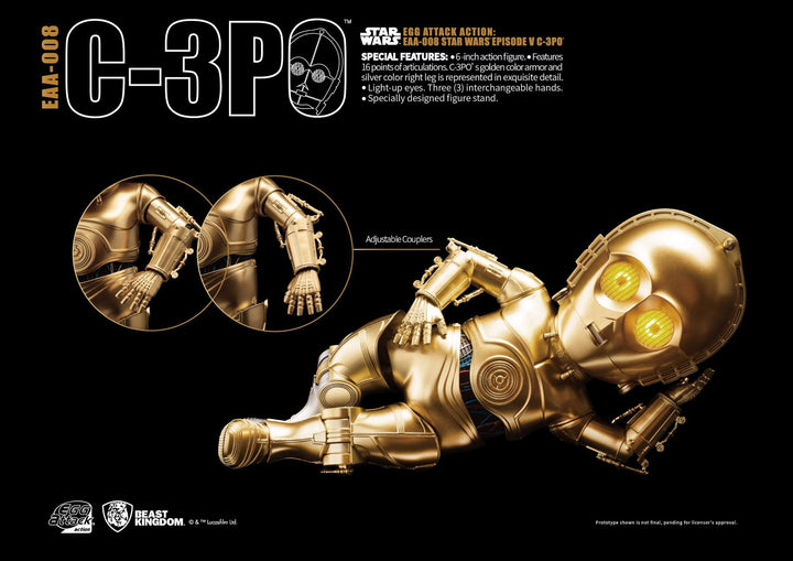 Beast Kingdom: EAA-008 Star Wars Episode V C-3PO