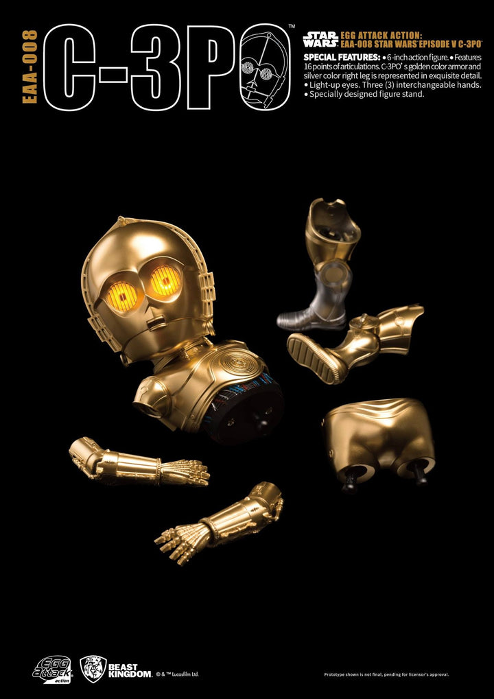 Beast Kingdom: EAA-008 Star Wars Episode V C-3PO