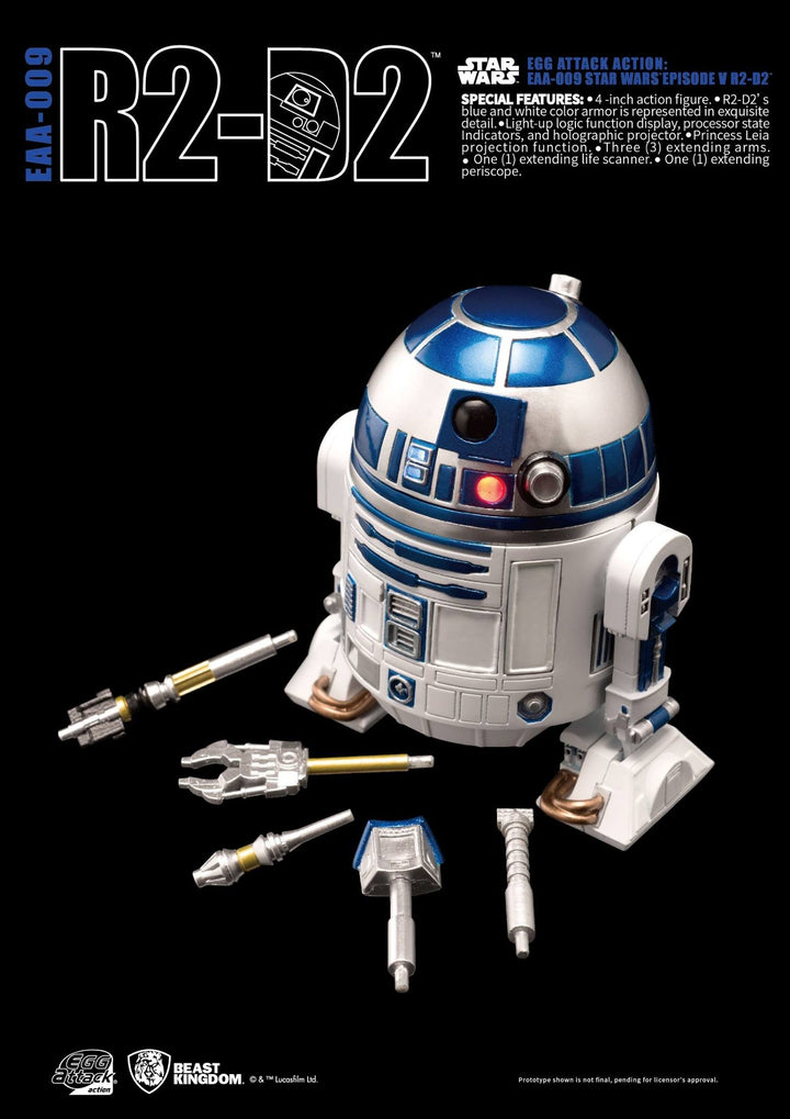 Egg Attack Action: EAA-009 Star Wars Episode V R2-D2