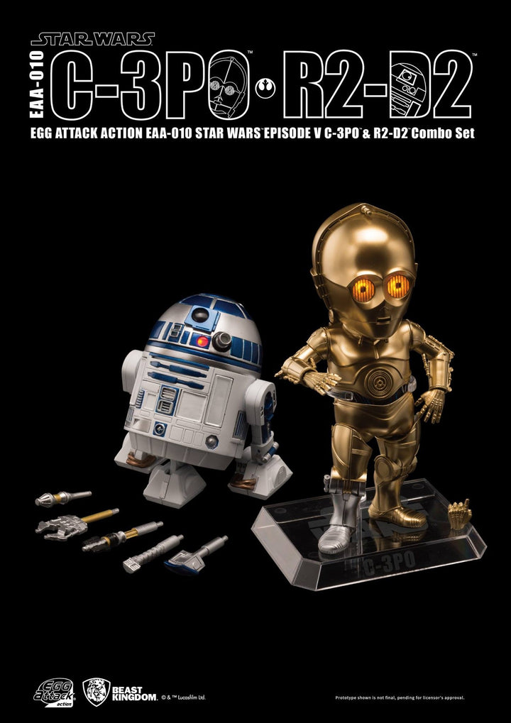 Egg Attack Action:  Star Wars Episode V R2-D2 & C3PO set