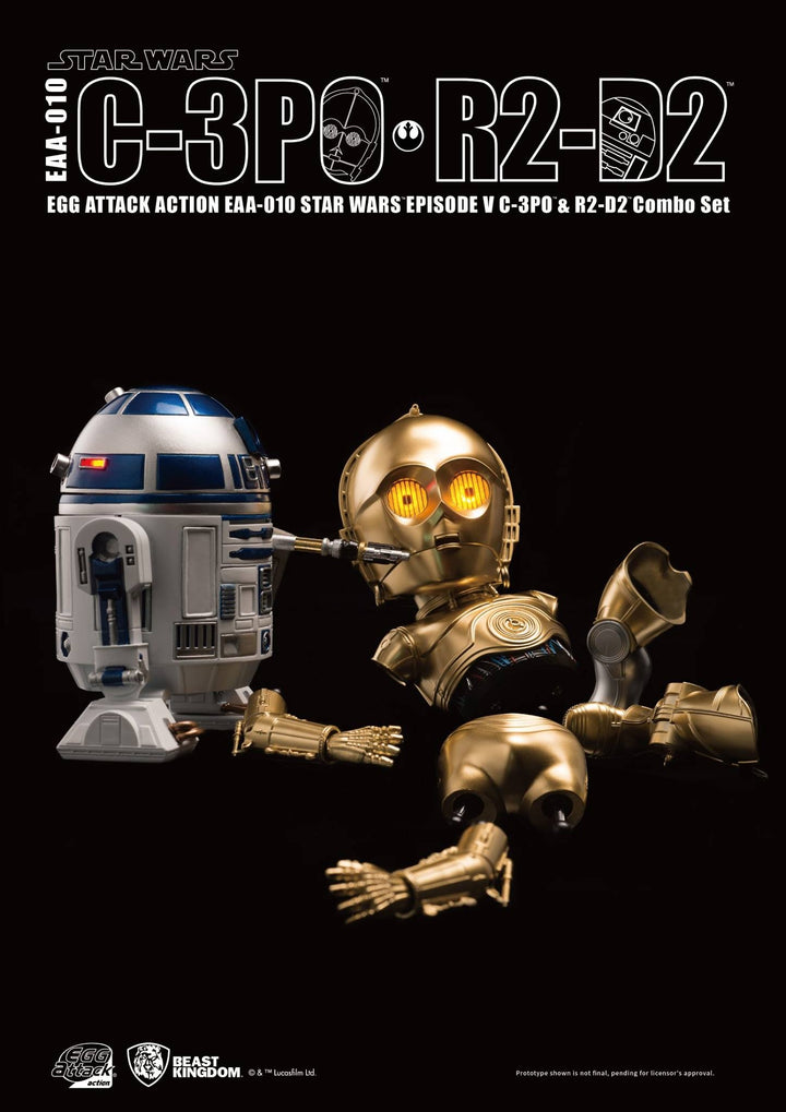 Egg Attack Action:  Star Wars Episode V R2-D2 & C3PO set