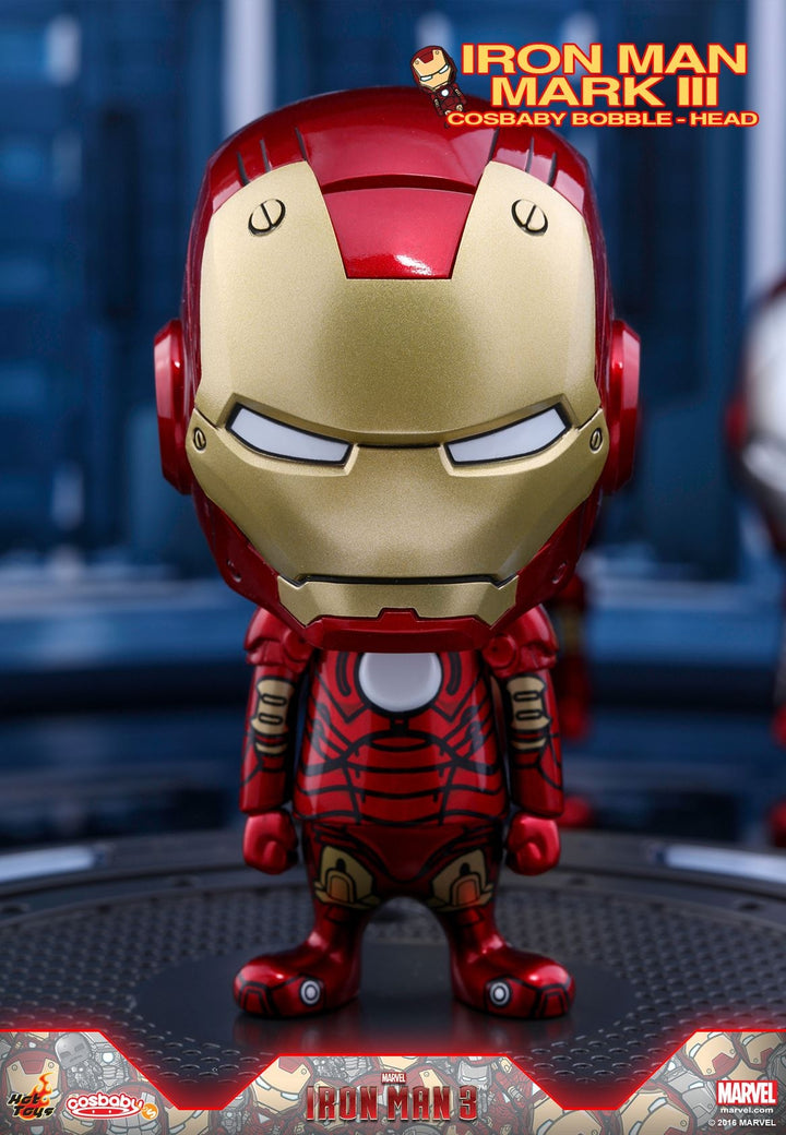 Hot Toys – COSB261-267 – Iron Man 3 - Iron Man Mark I – VII Cosbaby Bobble-Head Series