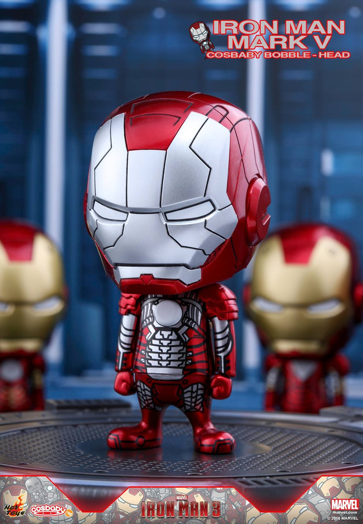 Hot Toys – COSB261-267 – Iron Man 3 - Iron Man Mark I – VII Cosbaby Bobble-Head Series