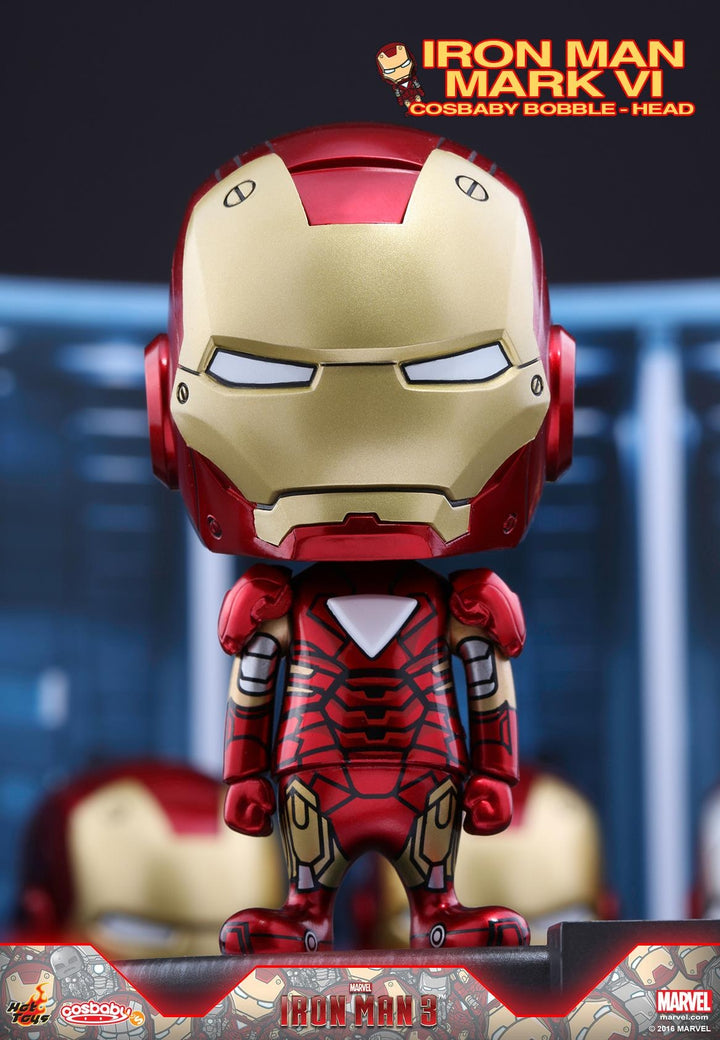 Hot Toys – COSB261-267 – Iron Man 3 - Iron Man Mark I – VII Cosbaby Bobble-Head Series