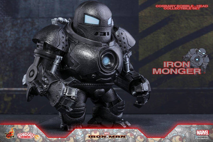 Hot Toys - COSB269 - Iron Man - Iron Man Mark III (Battle Damaged Version) & Iron Monger Cosbaby Set