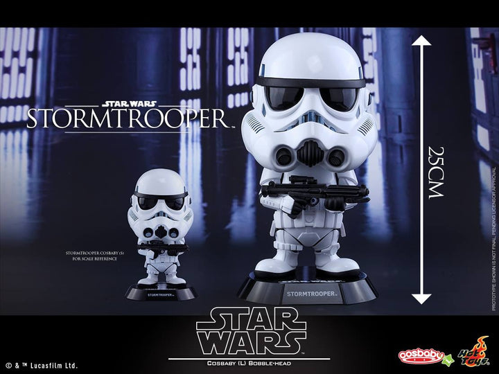 Hot Toys - COSB289 - Star Wars - Stormtrooper Cosbaby (L) Bobble-Head