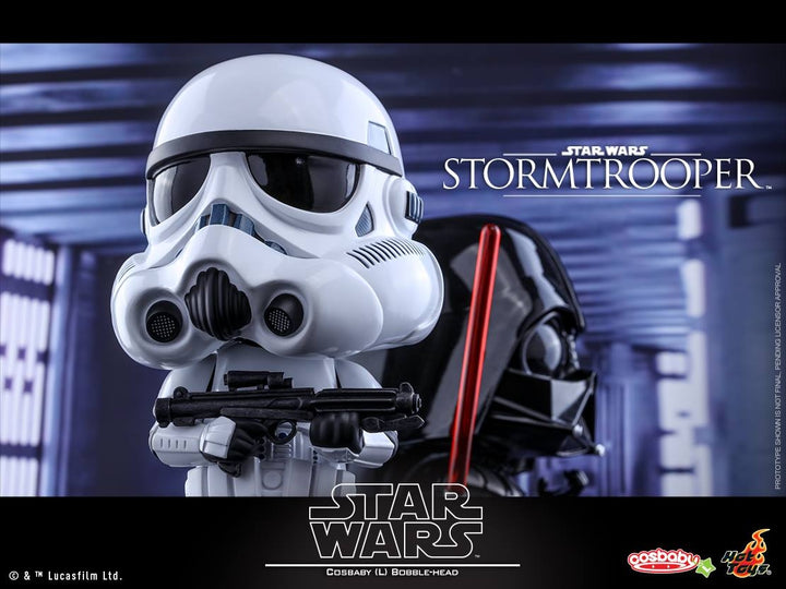 Hot Toys - COSB289 - Star Wars - Stormtrooper Cosbaby (L) Bobble-Head