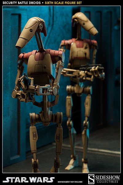 Sideshow - Sixth Scale Figure - Security Battle Droids