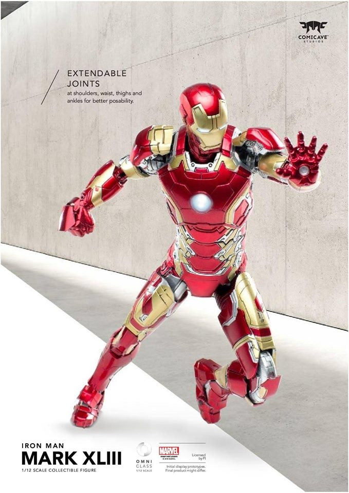 Comicave Studios  - 1/12th scale - 1/12th scale - Iron Man 3: Mark XLIII