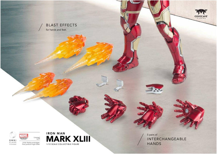 Comicave Studios  - 1/12th scale - 1/12th scale - Iron Man 3: Mark XLIII