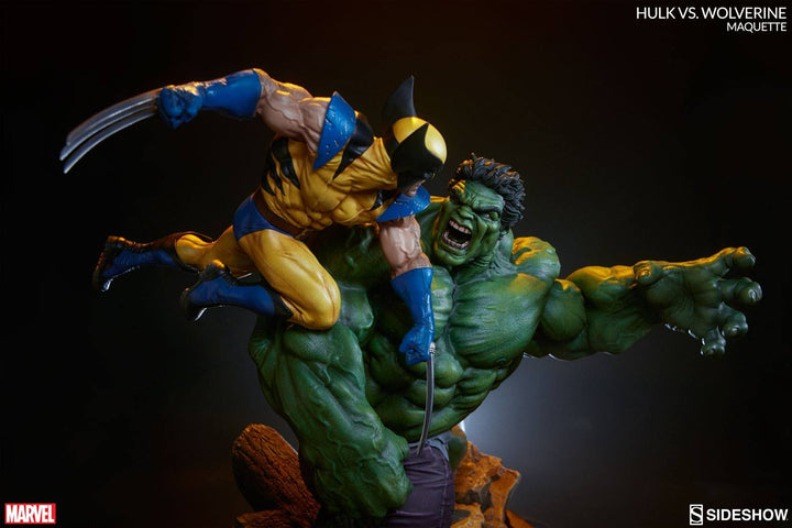 Sideshow Collectibles - Hulk Vs Wolverine Maquette