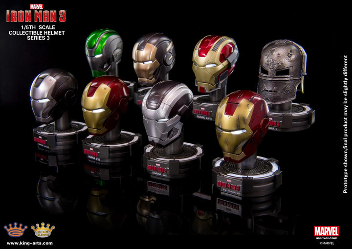 King Arts - Iron Man 3  - Deluxe Helmet - Series 3