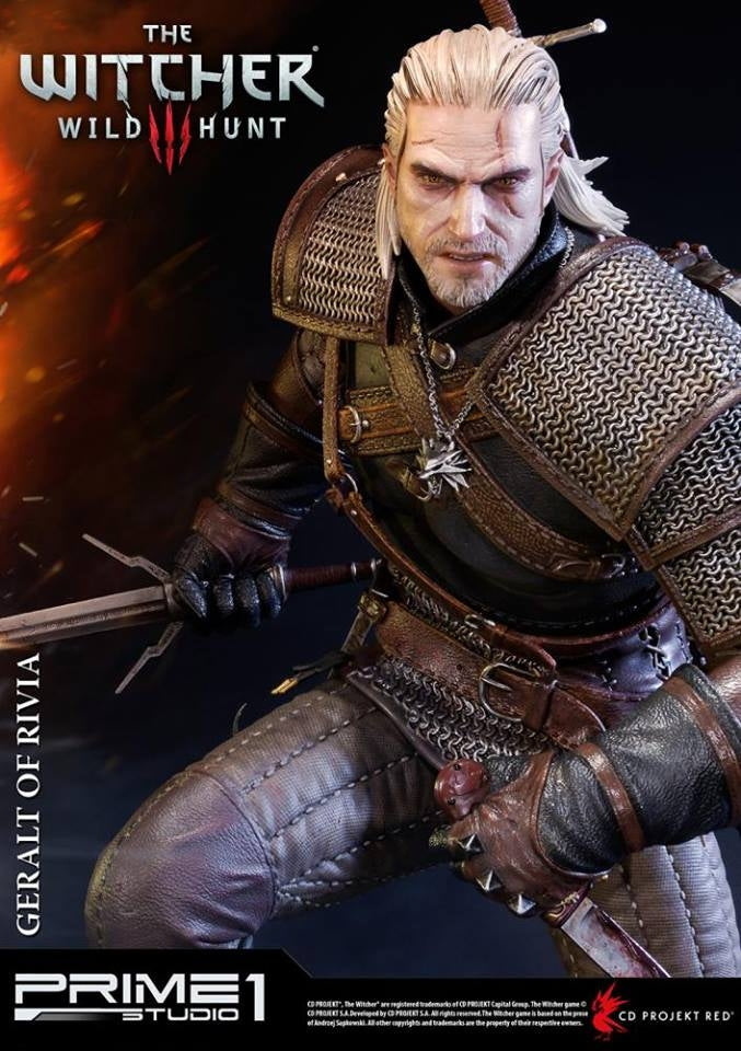 Prime1 Studio - Witchers 3 : The Wild Hunt Geralt of Rivia Statue