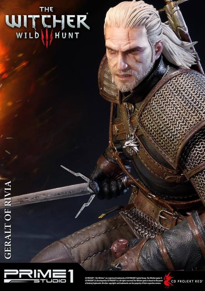 Prime1 Studio - Witchers 3 : The Wild Hunt Geralt of Rivia Statue