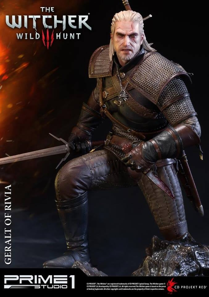 Prime1 Studio - Witchers 3 : The Wild Hunt Geralt of Rivia Statue