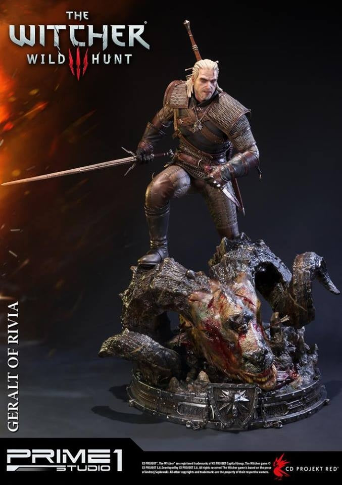 Prime1 Studio - Witchers 3 : The Wild Hunt Geralt of Rivia Statue