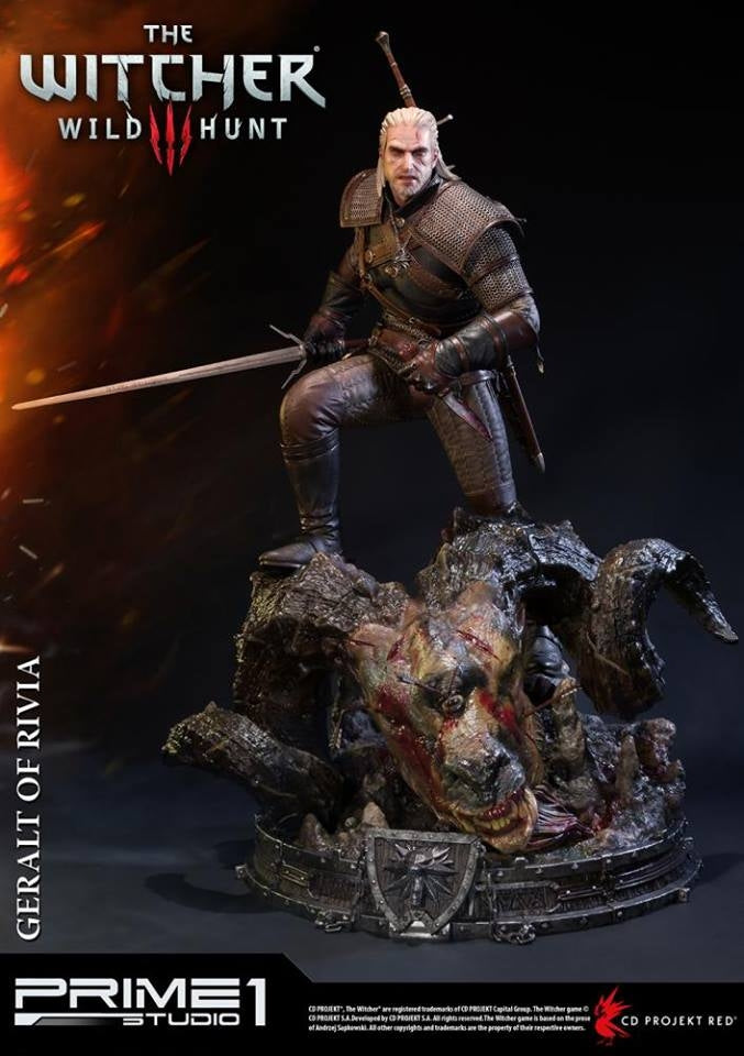 Prime1 Studio - Witchers 3 : The Wild Hunt Geralt of Rivia Statue