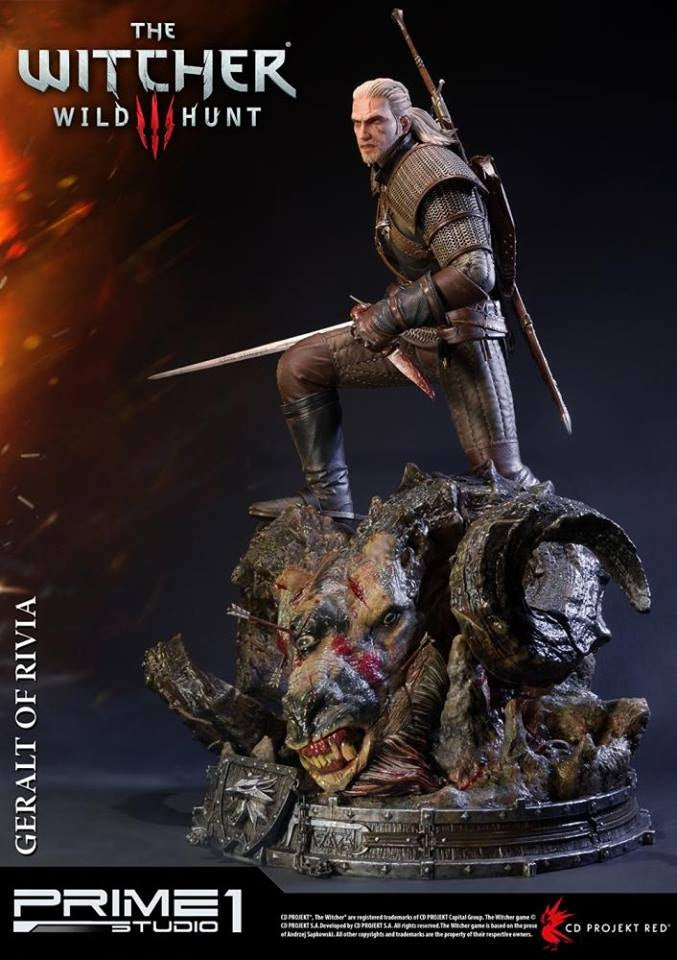 Prime1 Studio - Witchers 3 : The Wild Hunt Geralt of Rivia Statue