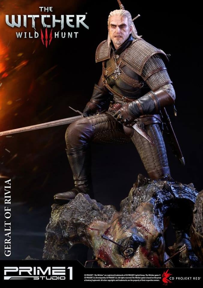 Prime1 Studio - Witchers 3 : The Wild Hunt Geralt of Rivia Statue