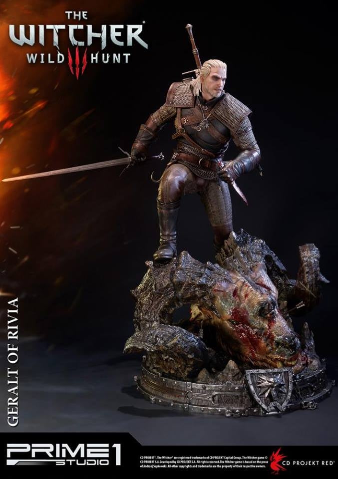 Prime1 Studio - Witchers 3 : The Wild Hunt Geralt of Rivia Statue