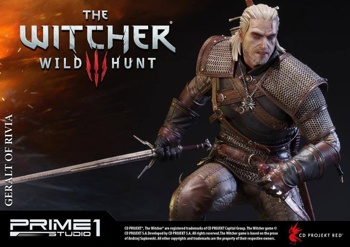 Prime1 Studio - Witchers 3 : The Wild Hunt Geralt of Rivia Statue