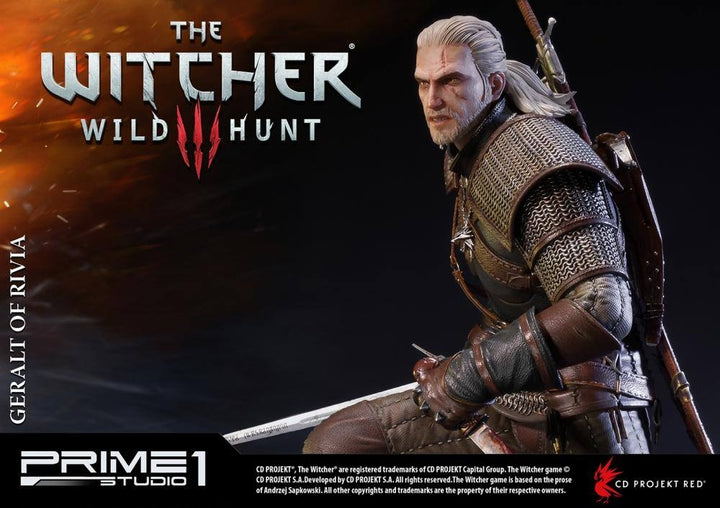 Prime1 Studio - Witchers 3 : The Wild Hunt Geralt of Rivia Statue