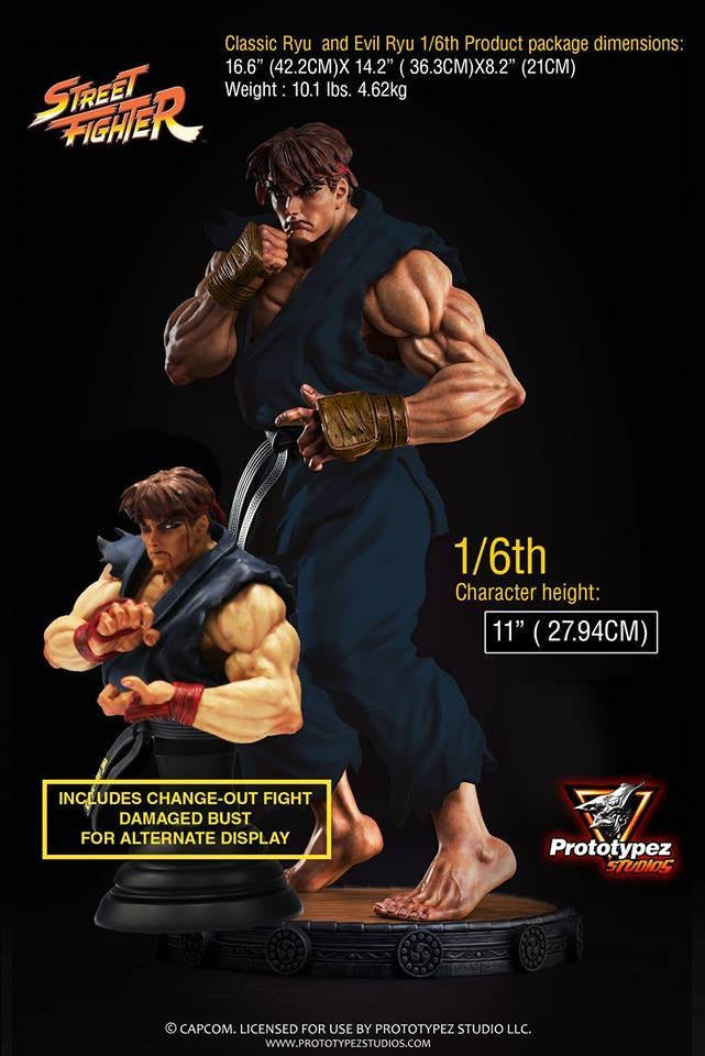 Prototype Z - Street Fighter Classic 1/6th Evil Ryu Statue