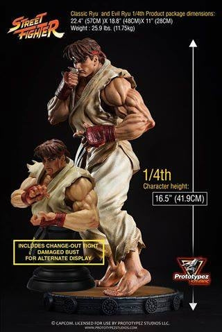 Prototype Z - Street Fighter Classic 1/4th Ryu Statue