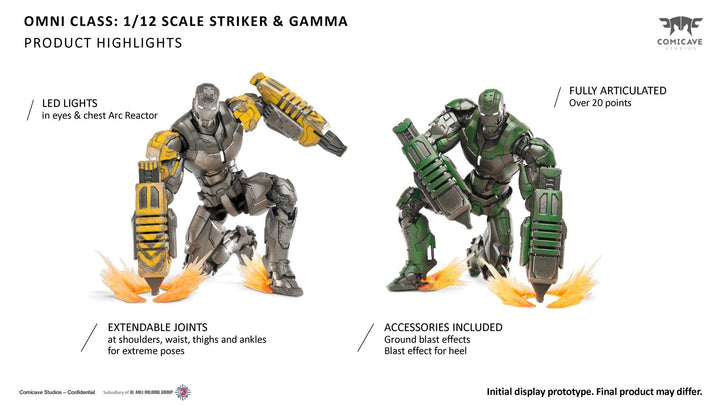 Comicave Studios  - 1/12th scale Striker & Gamma Bundle