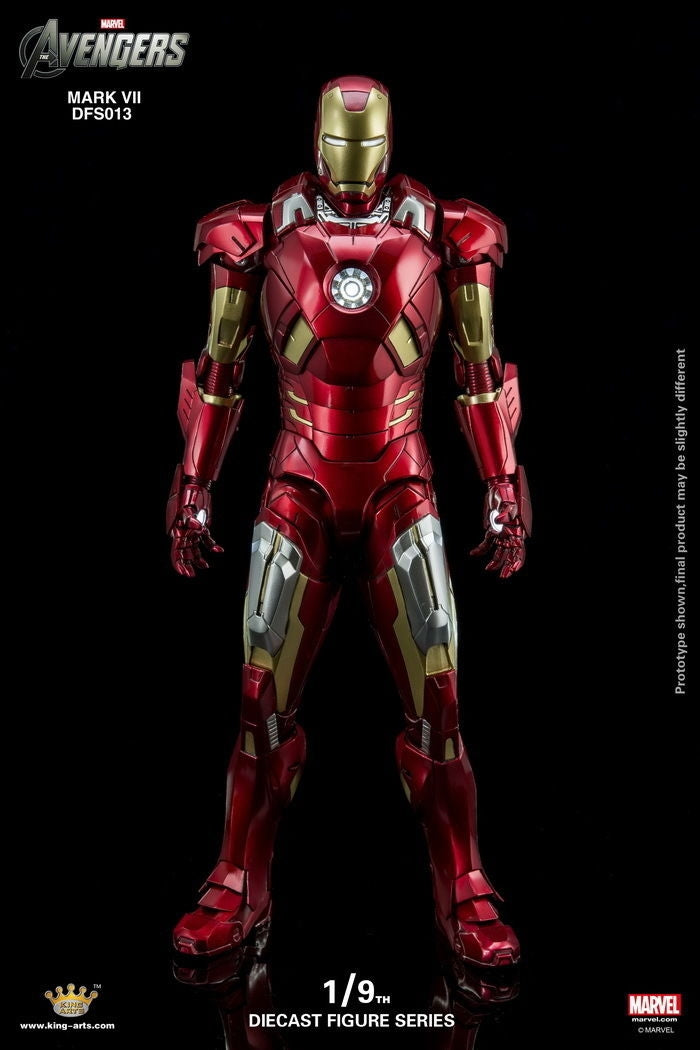 King Arts - 1/9th Diecast Figure Series -  Iron Man Mark 7