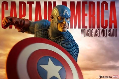 Sideshow Collectibles - Avengers Assemble Captain America Statue