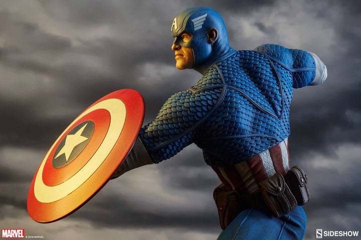 Sideshow Collectibles - Avengers Assemble Captain America Statue